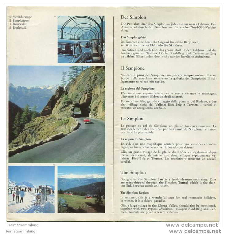 Brig 1966 - Seiten Mit 17 Abbildungen - Svizzera