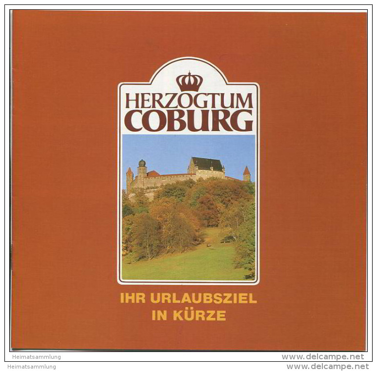 Herzogtum Coburg 80er Jahre - 12 Seiten 40 Abbildungen - Bavaria