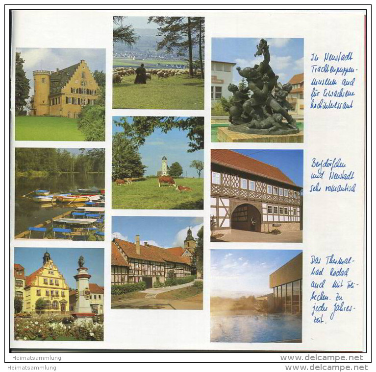 Herzogtum Coburg 80er Jahre - 12 Seiten 40 Abbildungen - Bavaria