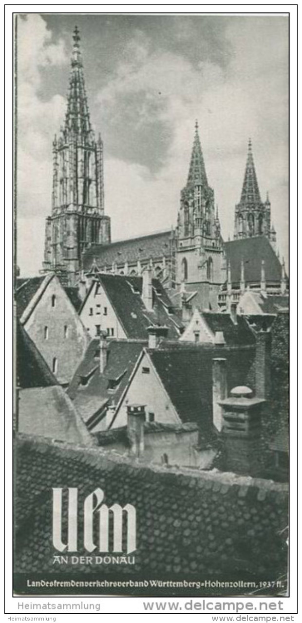 Ulm 1937 - Faltblatt Mit 7 Abbildungen - Baden -Wurtemberg