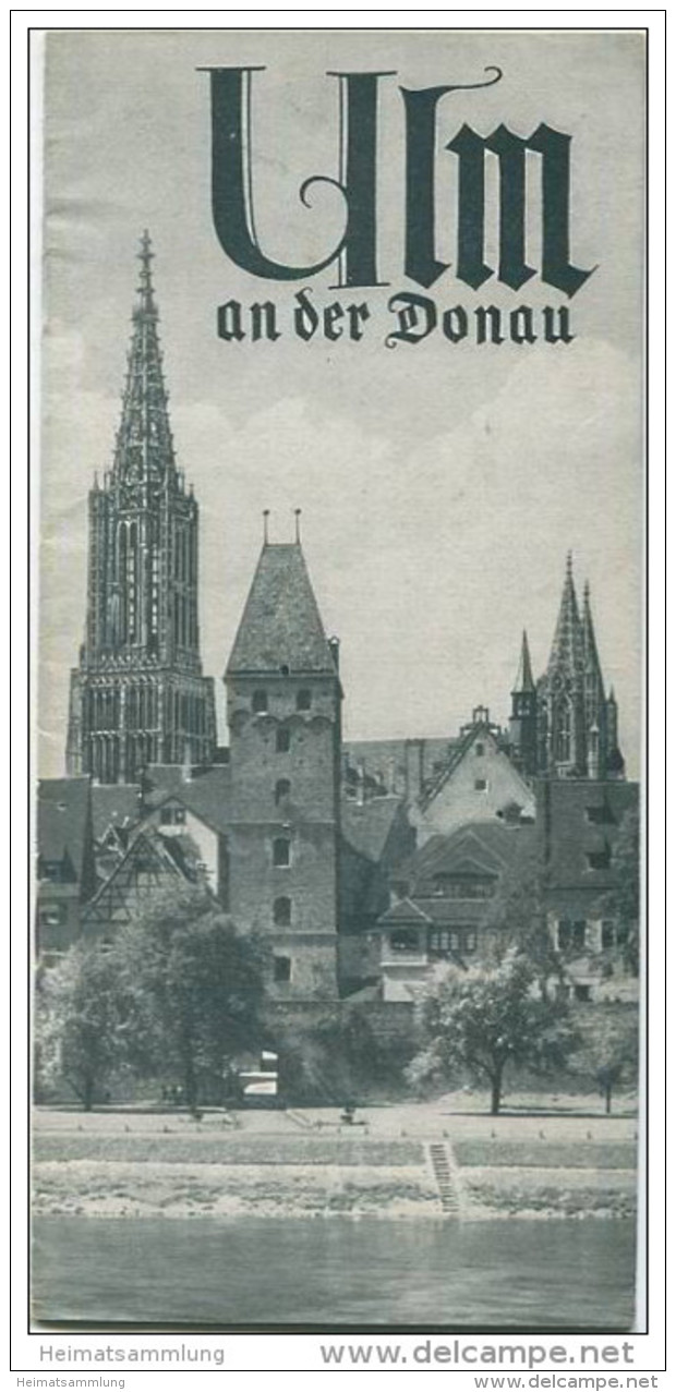 Ulm 1937 - Faltblatt Mit 7 Abbildungen - Bade-Wurtemberg