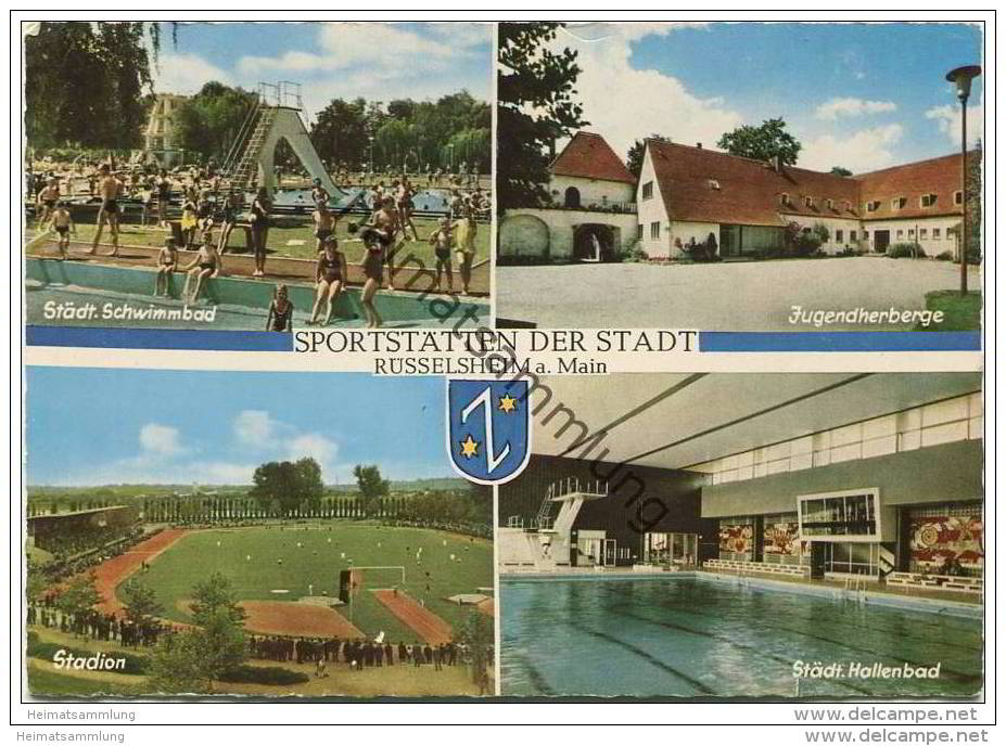 Rüsselsheim - Sportstätten Der Stadt - Schwimmbad - Hallenbad - Stadion - Rüsselsheim