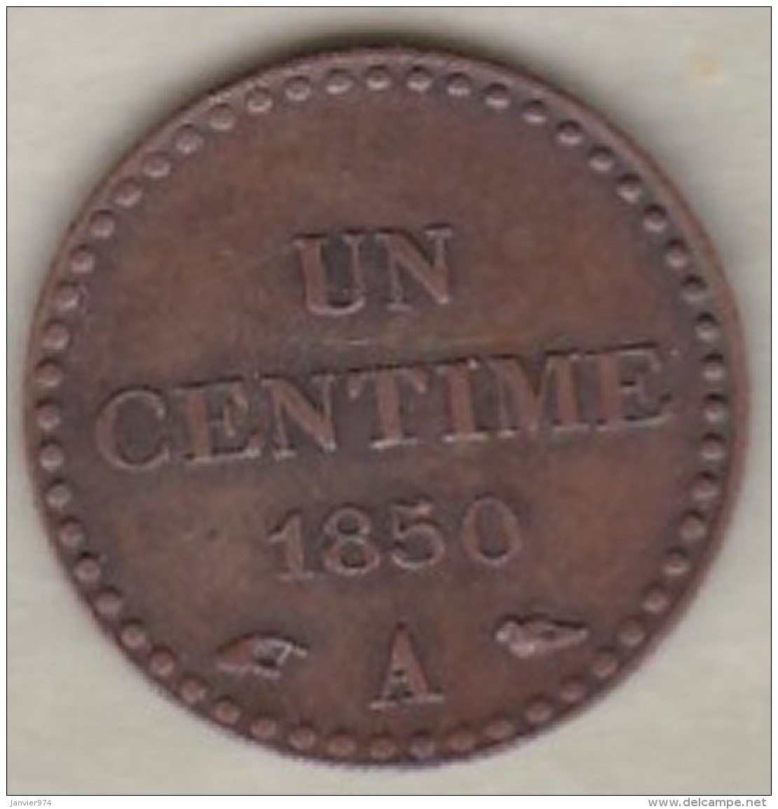 1 Centime Dupré 1850 A Paris .superbe - Other & Unclassified