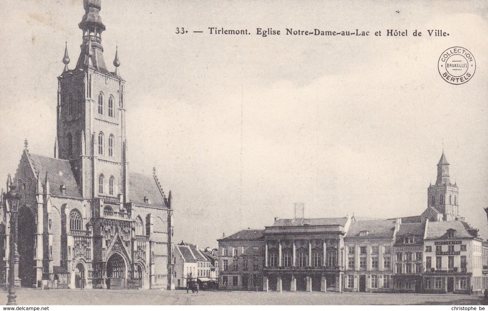 Tienen, Tirlemont, Eglise Notre Dame Au Lac Et Hôtel De Ville (pk49013) - Tienen