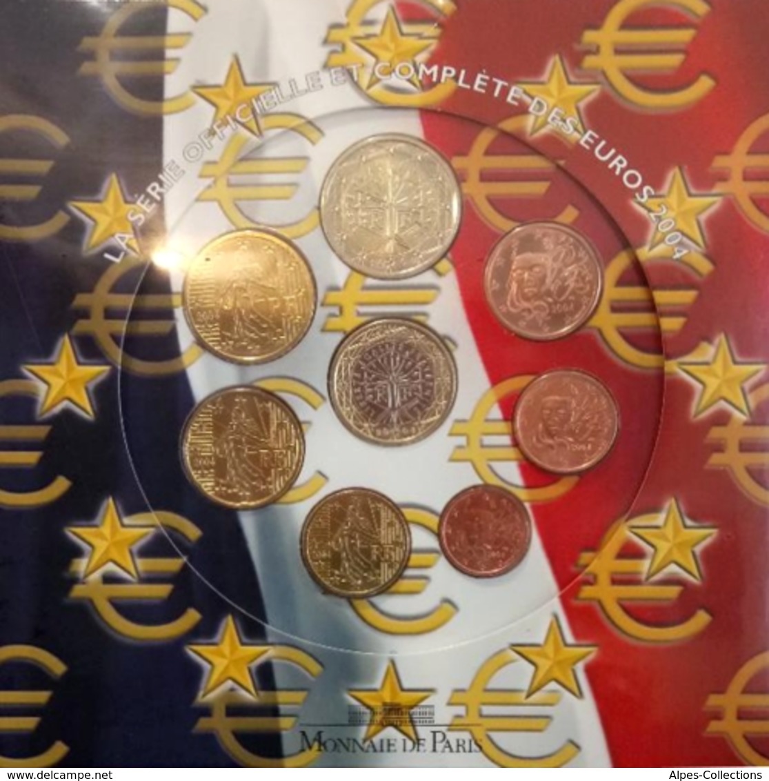 008 - COFFRET BU - EUROS FRANCE - 2004 : Sous Blister - Francia