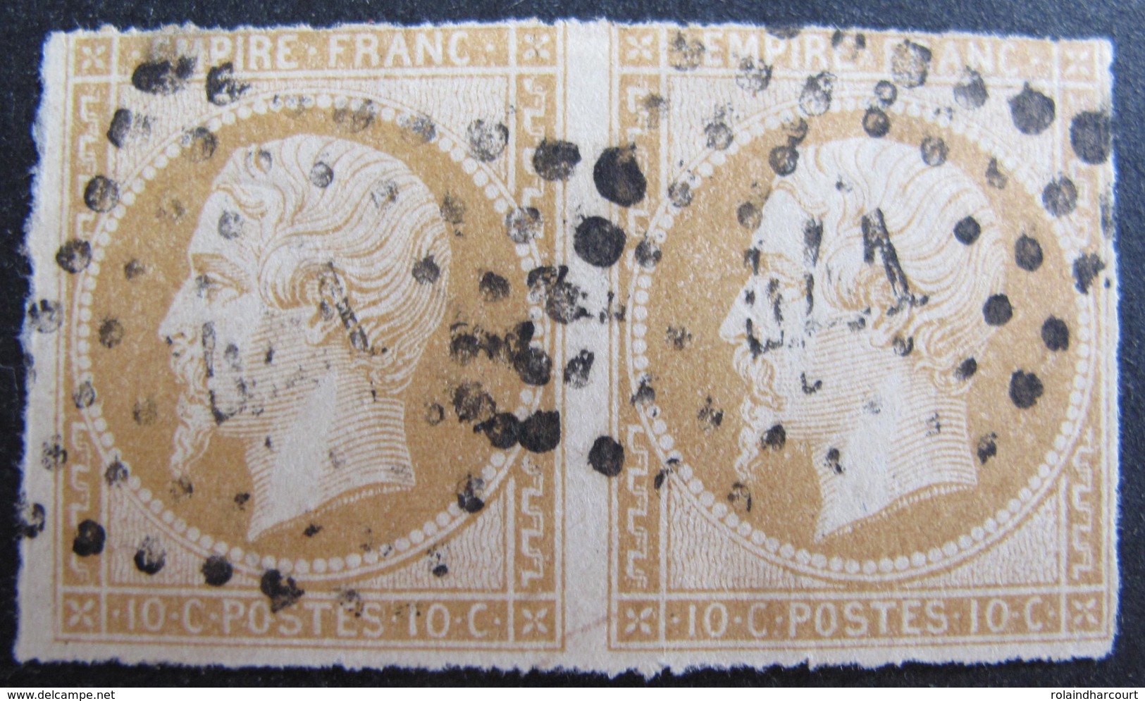 LOT R1752/460 - NAPOLEON III (PAIRE) N°13A - PC 441 : BORDEAUX - Cote : 35,00 € - 1853-1860 Napoleone III