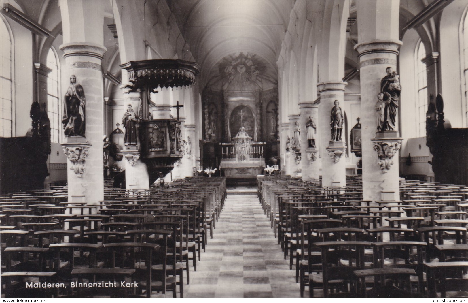 Malderen, Binnenzicht Kerk (pk49023) - Londerzeel