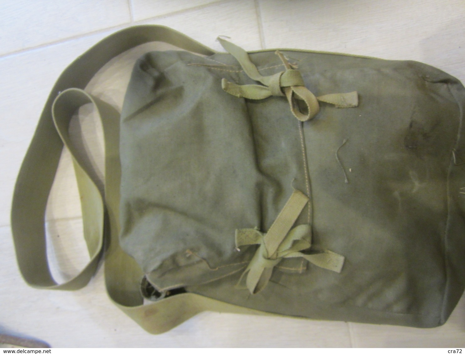 Rare Musette US De Démolition Vide Authentique Utilisé Par Les Artificiers Ou Para Ww2 Satchel Charge - Armi Da Collezione