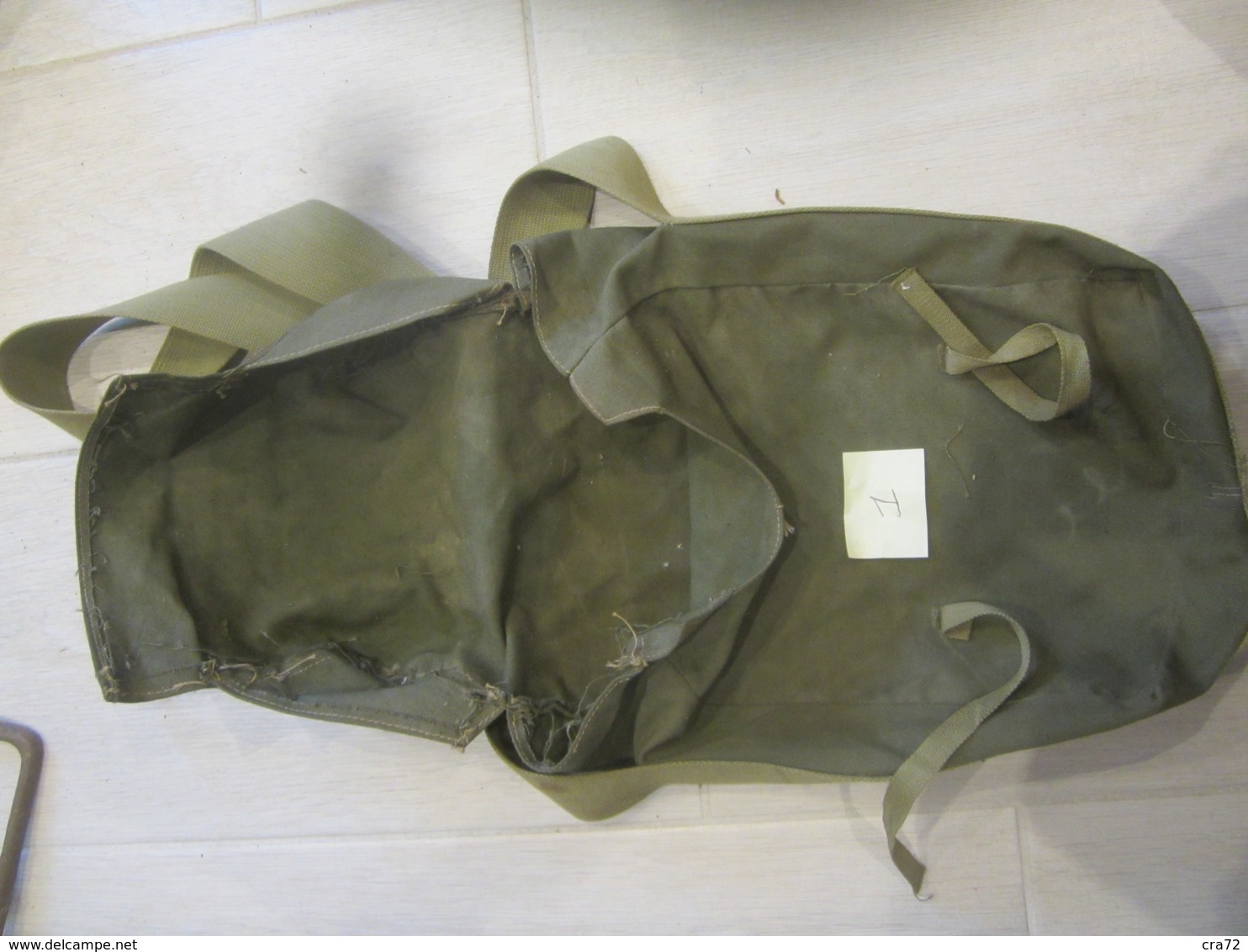 Rare Musette US De Démolition Vide Authentique Utilisé Par Les Artificiers Ou Para Ww2 Satchel Charge - Armi Da Collezione