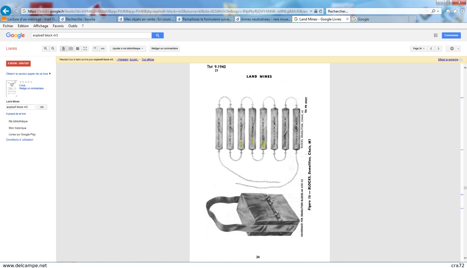 rare musette US de démolition vide authentique utilisé par les artificiers ou para ww2 satchel charge