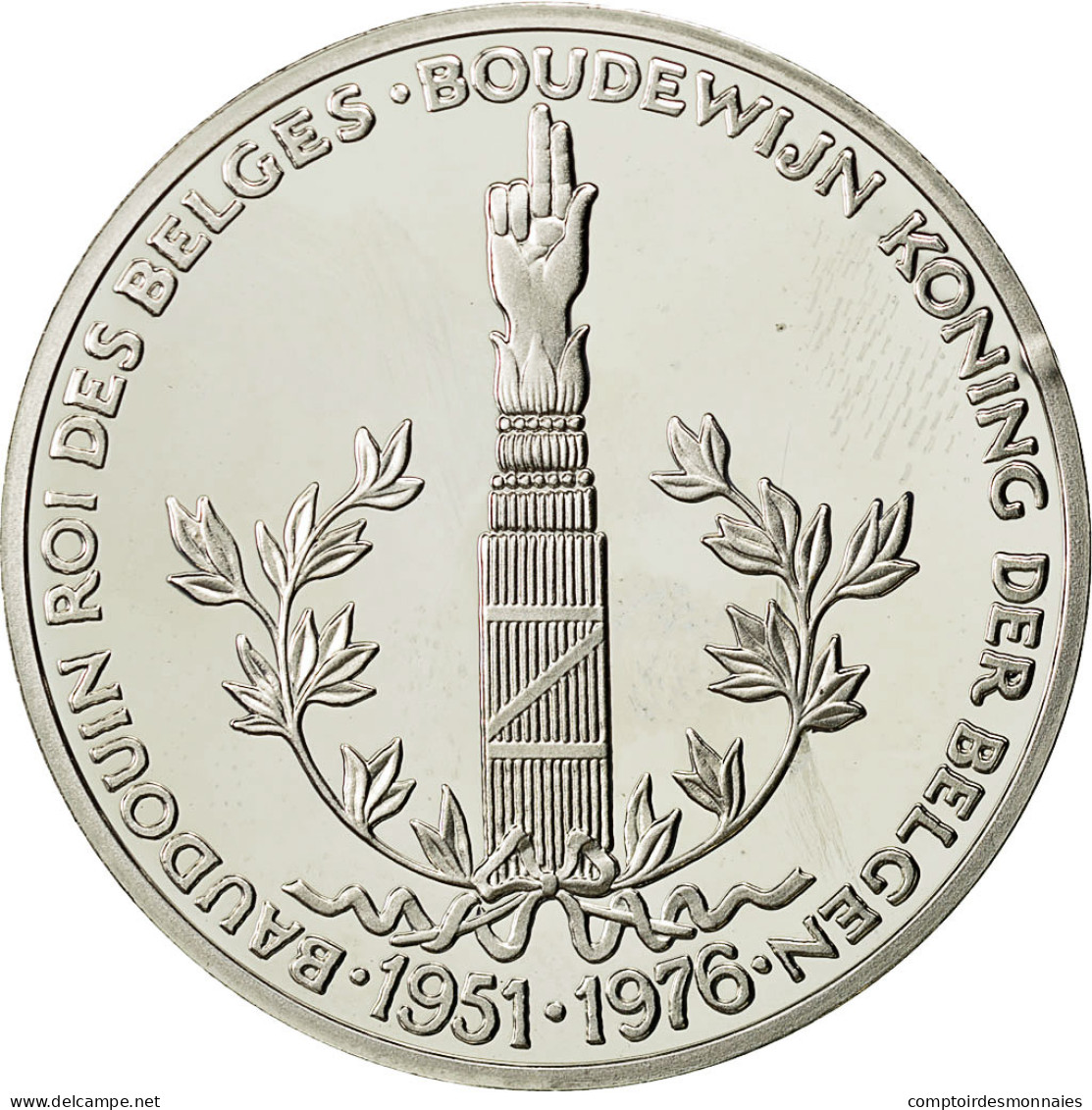 Belgique, Médaille, Baudouin, Roi Des Belges, FDC, Argent - Autres & Non Classés