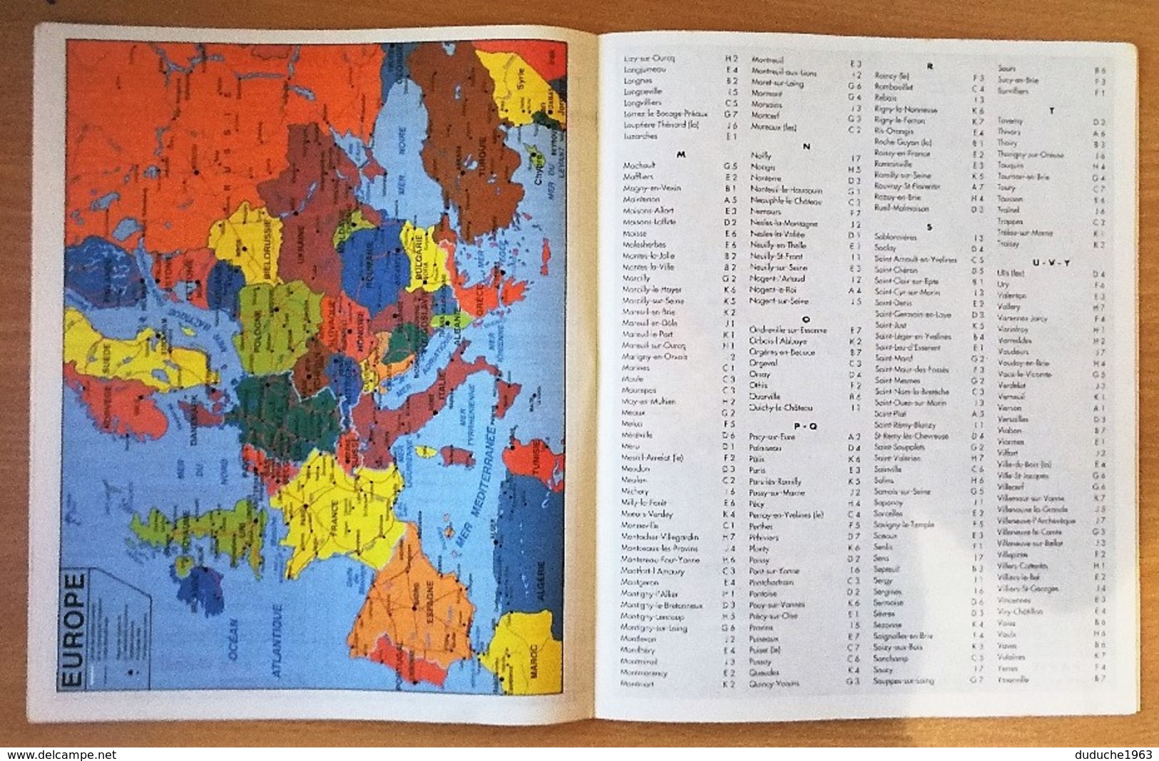 Calendrier La Poste - Almanach: 95. Val D'Oise 1995. Plan Paris,RER,métro,banlieue - Tamaño Grande : 1991-00