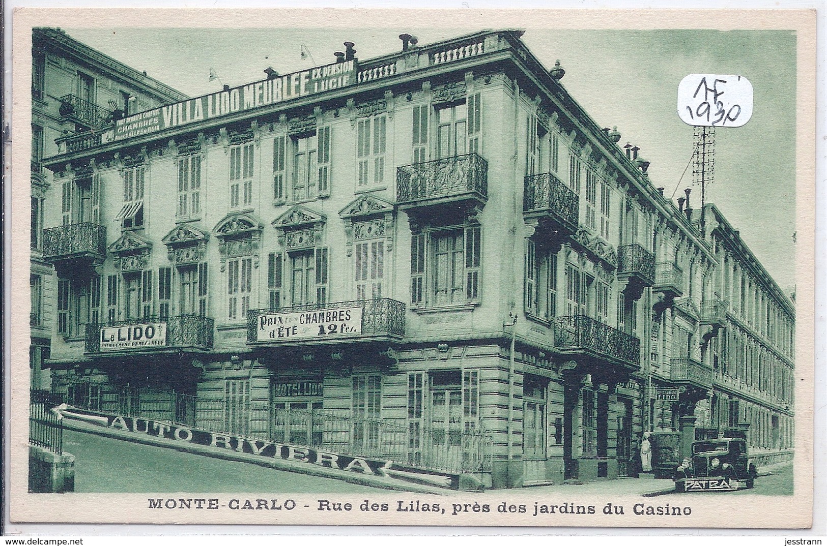 MONTE-CARLO- LE LIDO- RUE DES LILAS- PRES DU JARDIN DU CASINO - Monte-Carlo