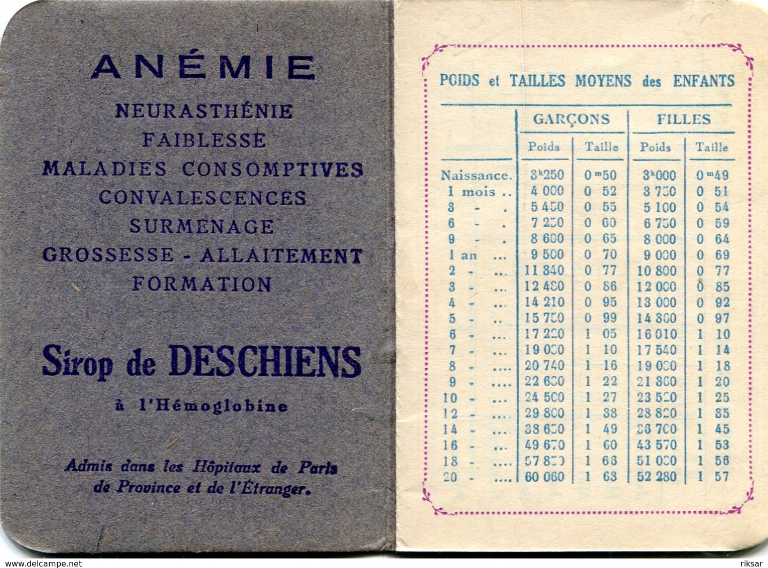 CALENDRIER 1924 - Petit Format : 1921-40