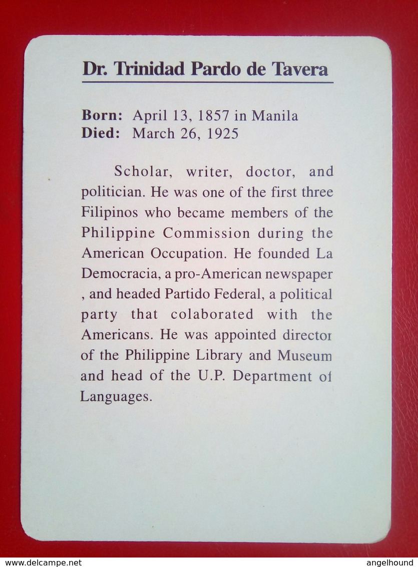 Trinidad Pardo De Tavera - Philippines