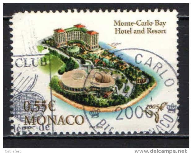 MONACO - 2005 - MONTE CARLO BAY: HOTEL AND RESORT - USATO - Used Stamps