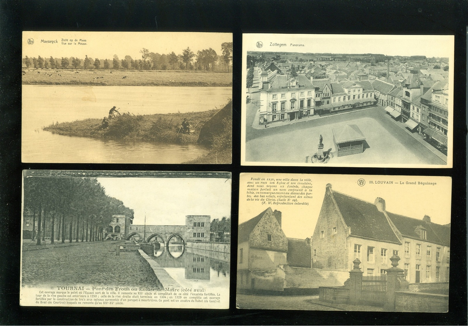 Beau lot de 60 cartes postales de Belgique     Mooi lot van 60 postkaarten van België  - 60 scans