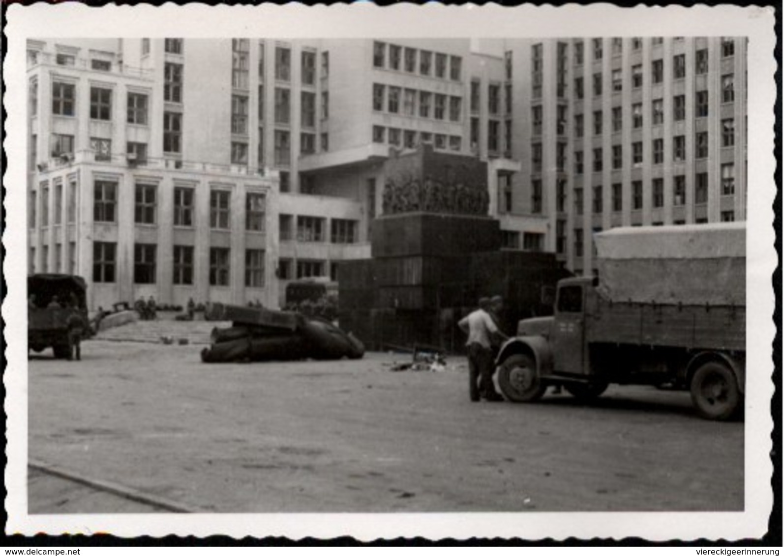 !  Foto, Photo 2.Weltkrieg Minsk, Weißrußland, Lenindenkmal - Weißrussland