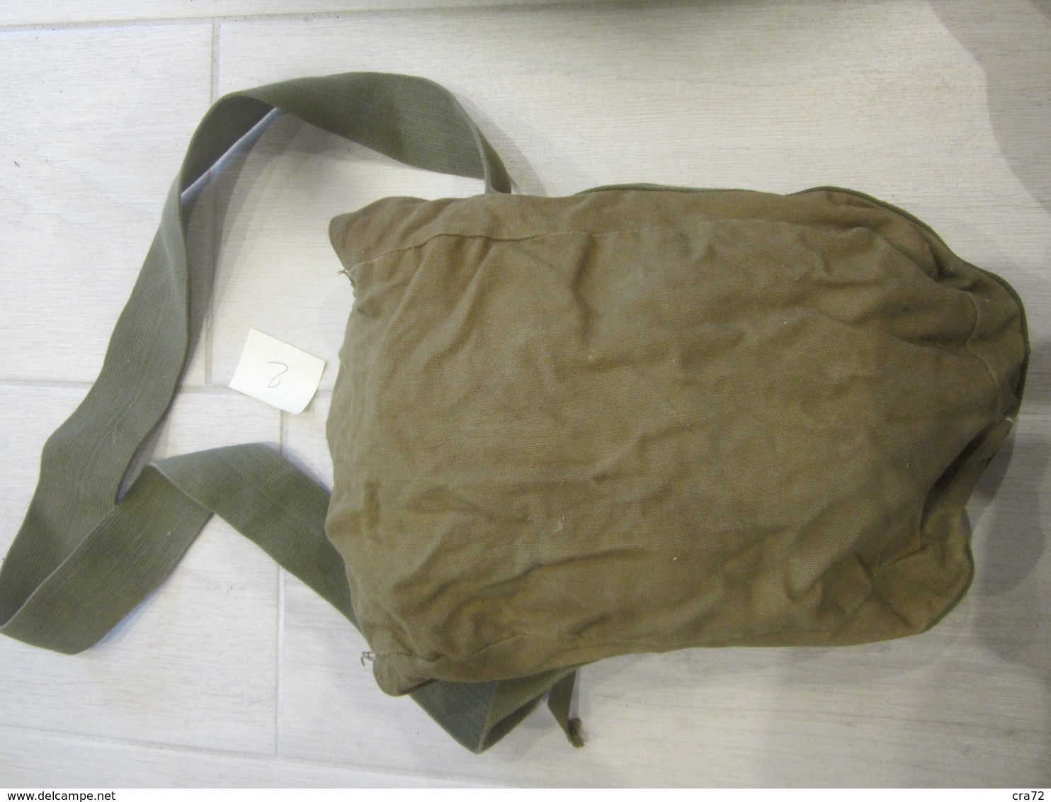 Rare Musette US De Démolition Vide Authentique Utilisé Par Les Artificiers Ou Para Ww2 Satchel Charge - Decorative Weapons