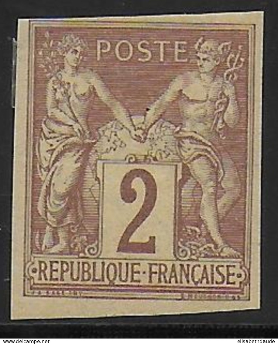 COLONIES GENERALES  - SAGE - YVERT N°  38 * MLH CHARNIERE LEGERE - COTE = 27 EUR - Sage