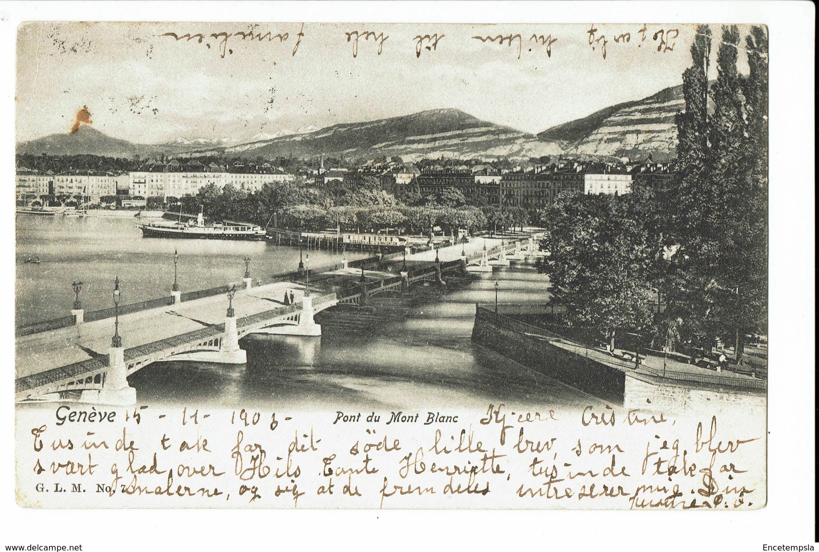 CPA - Carte Postale - Suisse - Genève - Pont Du Mont Blanc 1903-  S612 - Genève