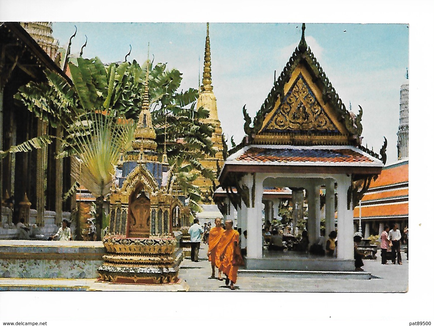 THAILLANDE/ BANGKOK Temple Phra Keo / Petite CPSM Voyagée 1979 / Timbre CRABE YT 876 / TTBE - Thaïlande