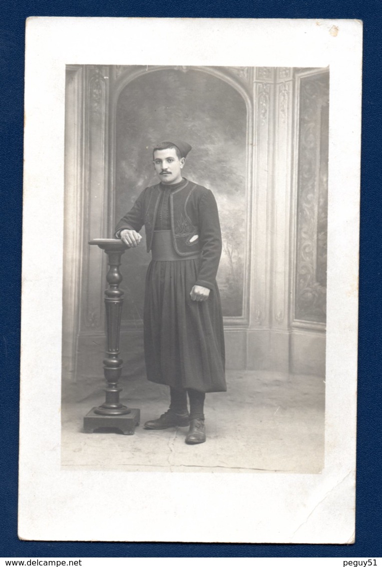 Carte- Photo. Zouave - Uniformen