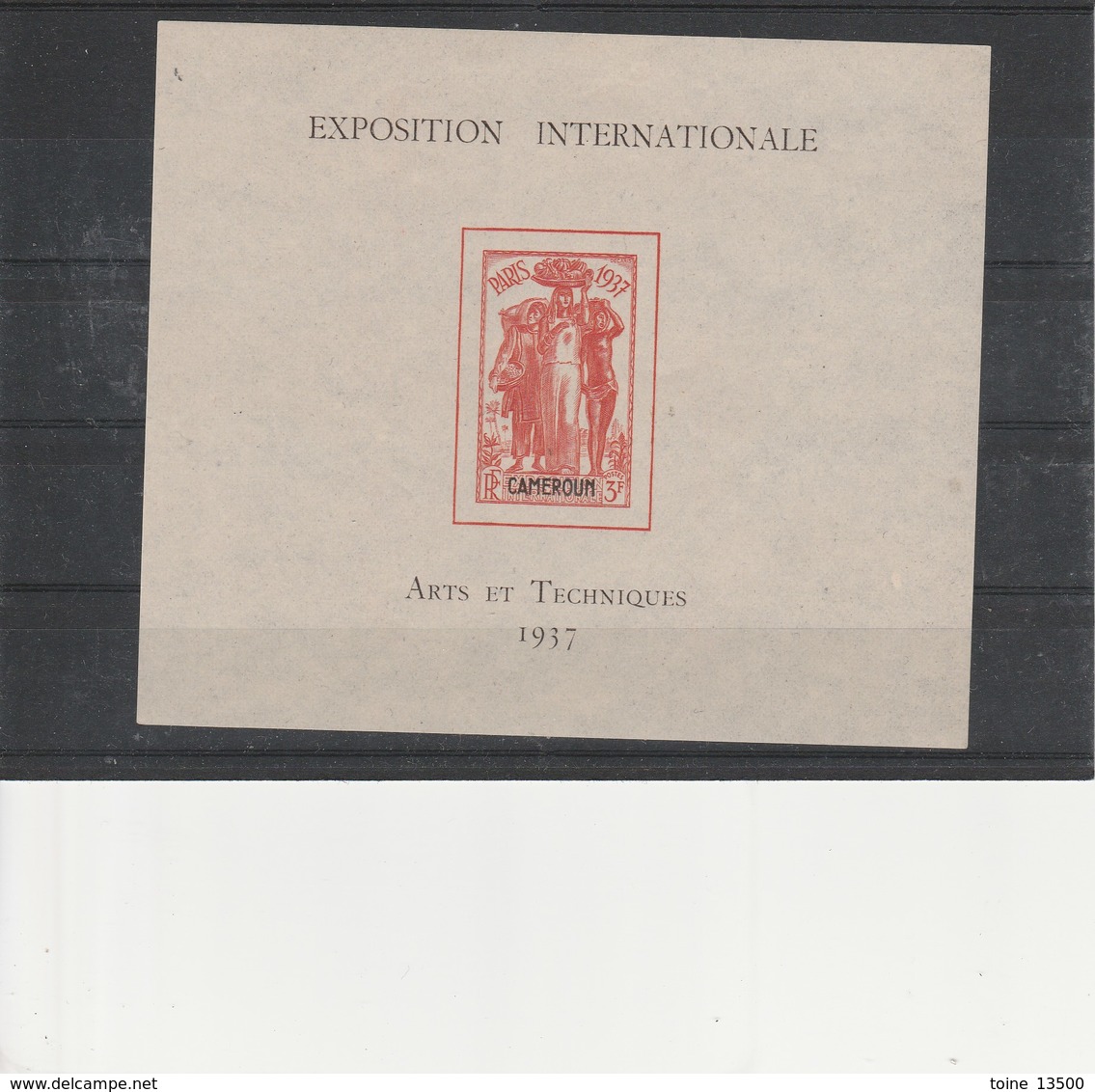 Exposition Internationale 1937 Lot De 3 Blocs ( à Voir 3 Scans) - 1937 Exposition Internationale De Paris