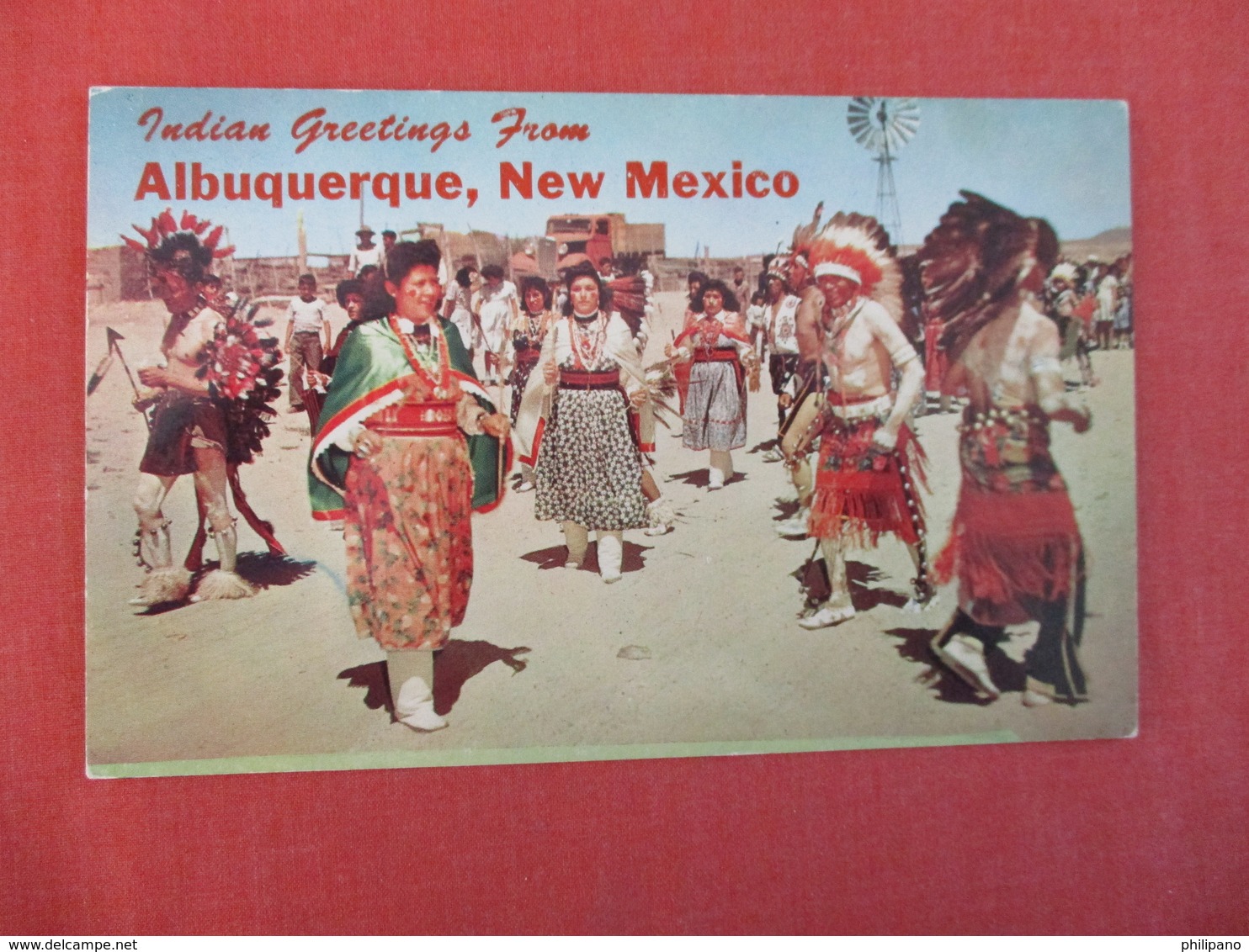 Indian Greetings Albuquerque NM      Ref 2999 - Native Americans