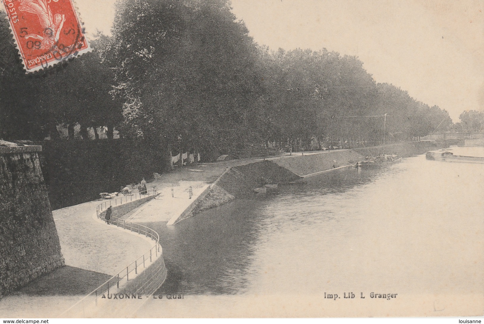 18 / 6 / 387  -  AUXONNE  ( 21 )  - LE  QUAI - Auxonne