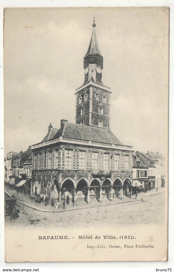 62 - BAPAUME - Hôtel De Ville - 1913 - Bapaume