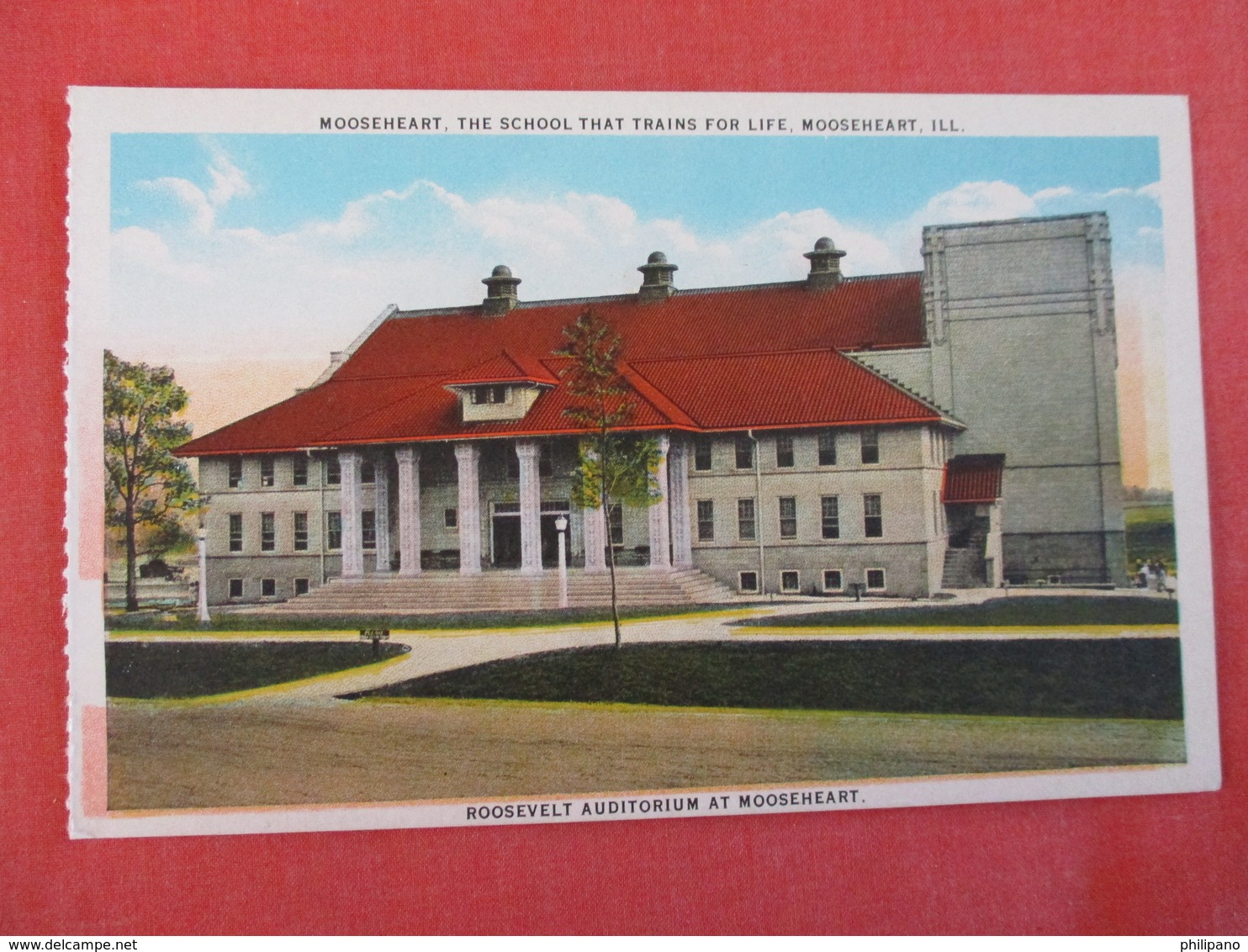 Roosevelt Auditorium - Mooseheart The School That Trains For Life   -  Mooseheart Illinois > Ref 2999 - Other & Unclassified