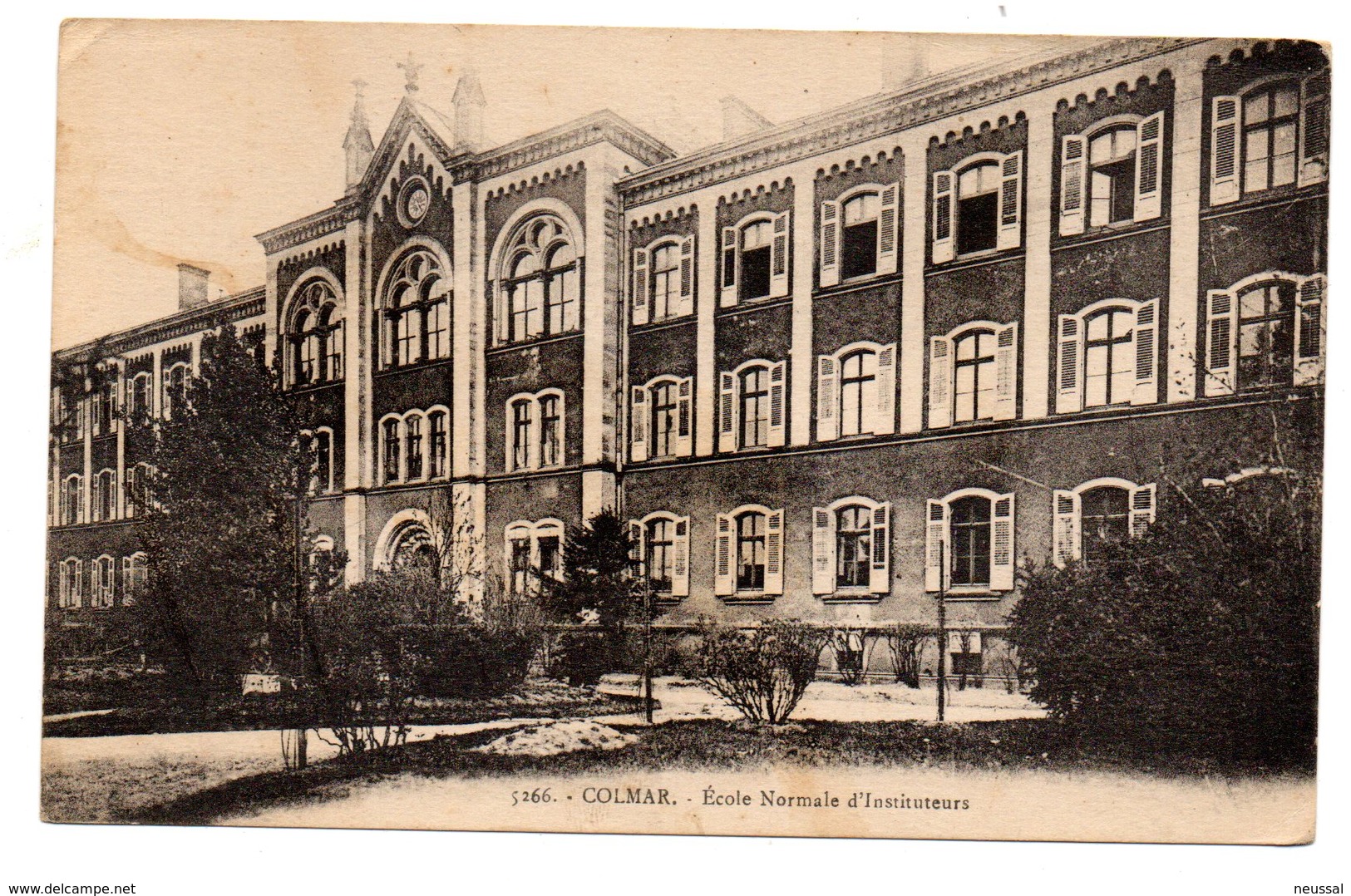 Tarjeta Postal De Colmar. Ecole Normale D'instituteurs. - Colmar