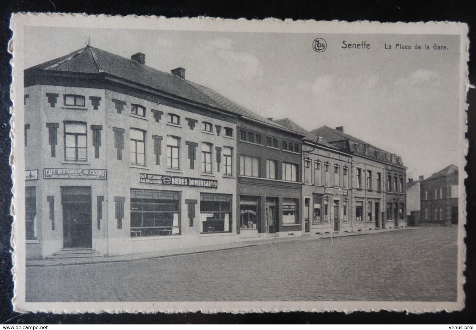 Seneffe, Place De La Gare, Publicité Bières Duvieusart Nivelles - Seneffe