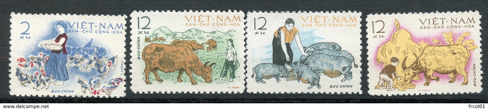 Vietnam Du Nord, Yvert 299/302, Scott 229/232, MNH - Vietnam