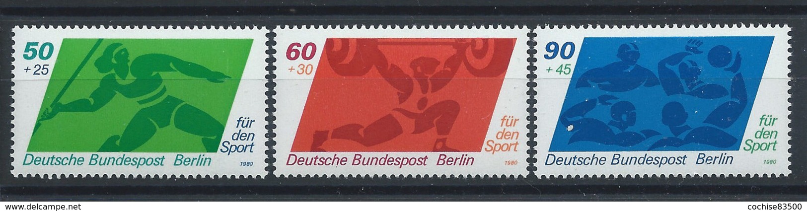 Allemagne Berlin N°582/84** (MNH) 1980 - Sports - Neufs