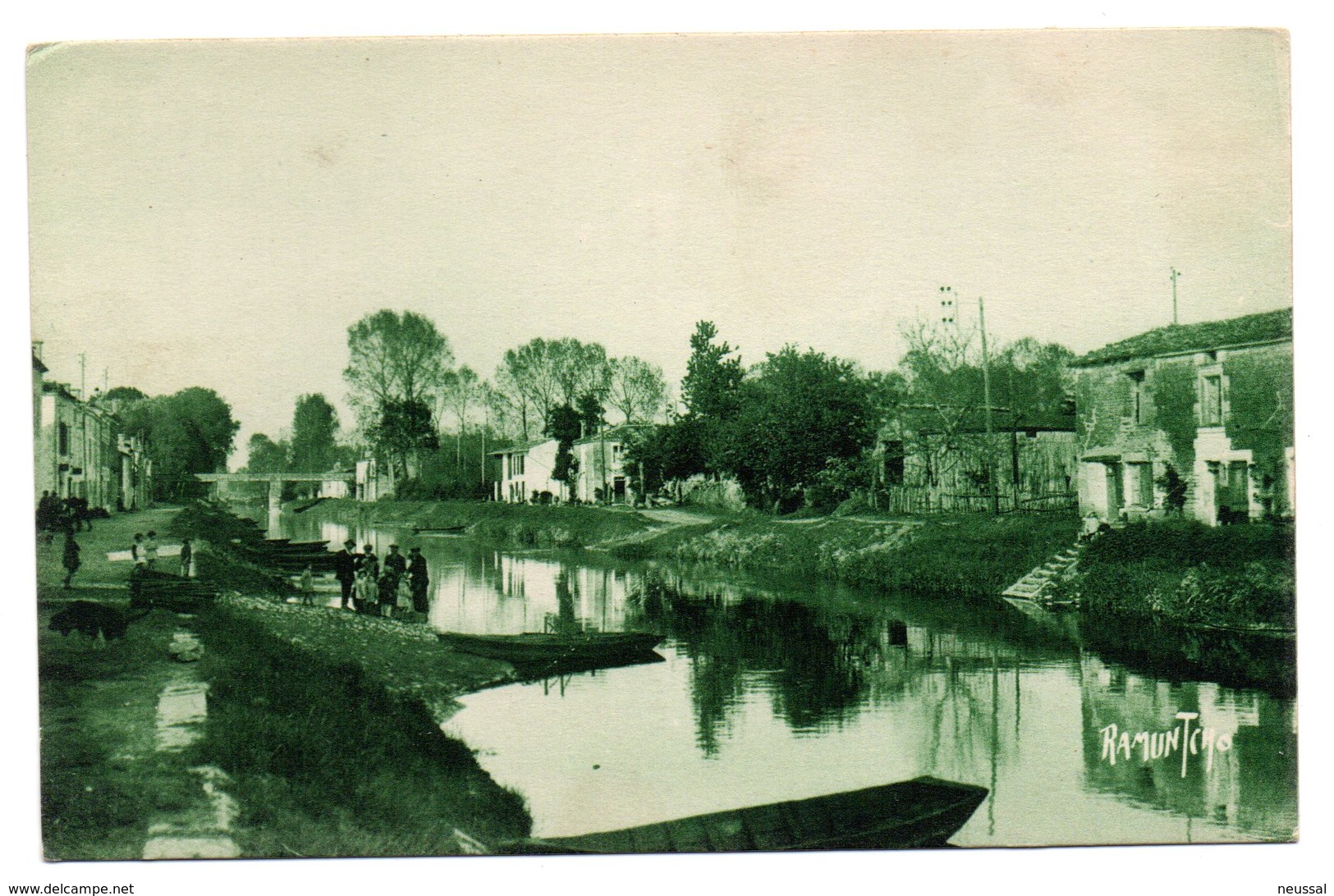 Tarjeta Postal De Le Marais Poitevin. La Sevre Niortaise A Coulon. - Otros & Sin Clasificación