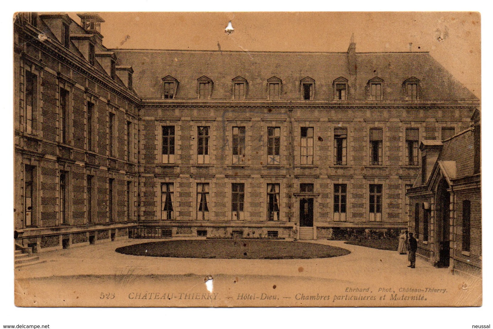 Tarjeta Postal De Chateau Thierry. Hotel Dieu. - Chateau Thierry