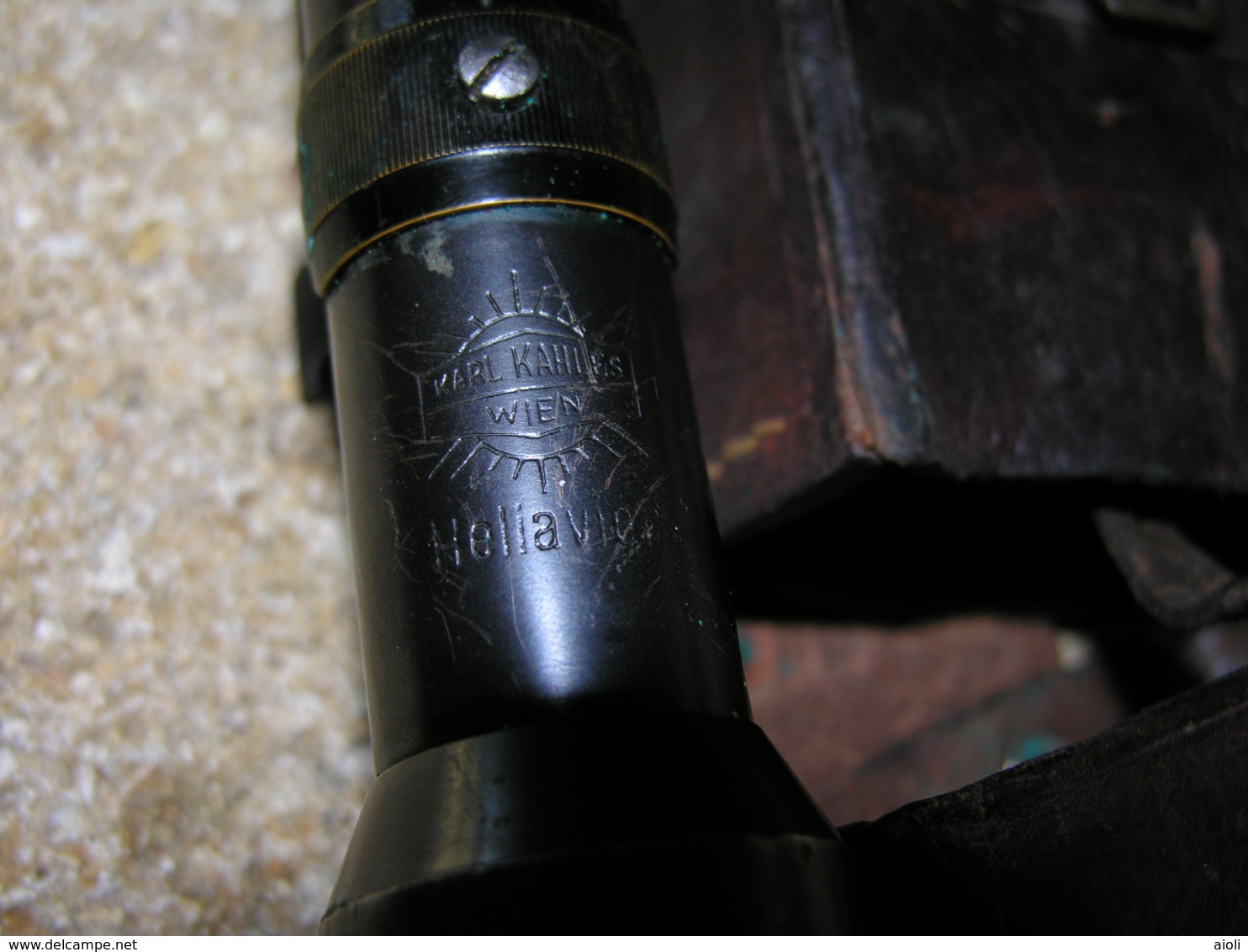 Ancienne Lunette Tireur Sniper Allemand 98k Karl Kahles Heliavier WW2 - Optics