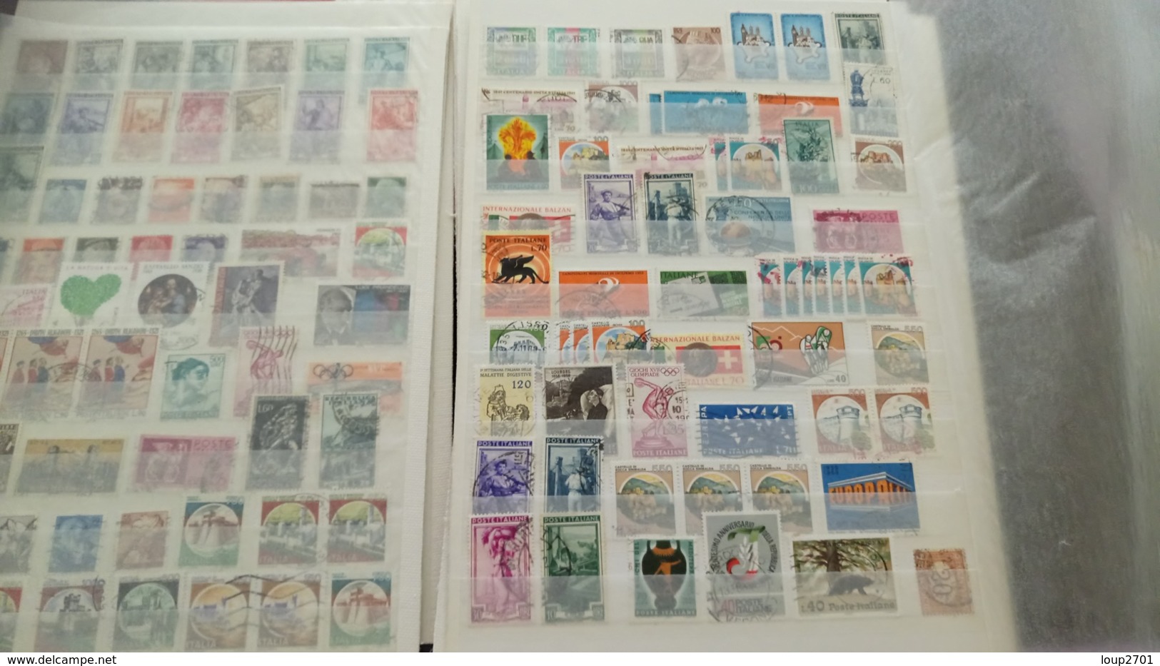 F0947 LOT FEUILLES TIMBRES ITALIE NEUFS / OB A TRIER BELLE COTE DÉPART 10€