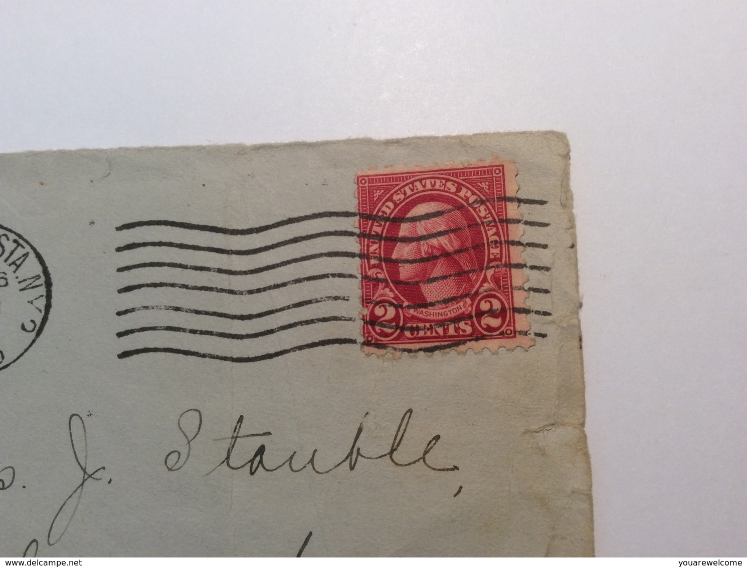 Denmark 1921-26 Two Postage Due PORTO Cover From USA ( Brooklyn NY MICH Danemark Lettre Brief - Strafport