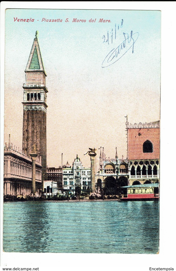 CPA - Carte Postale - ITALIE -Venezia - Piazzetta St Marco Dal Mare-1918- S634 - Venezia
