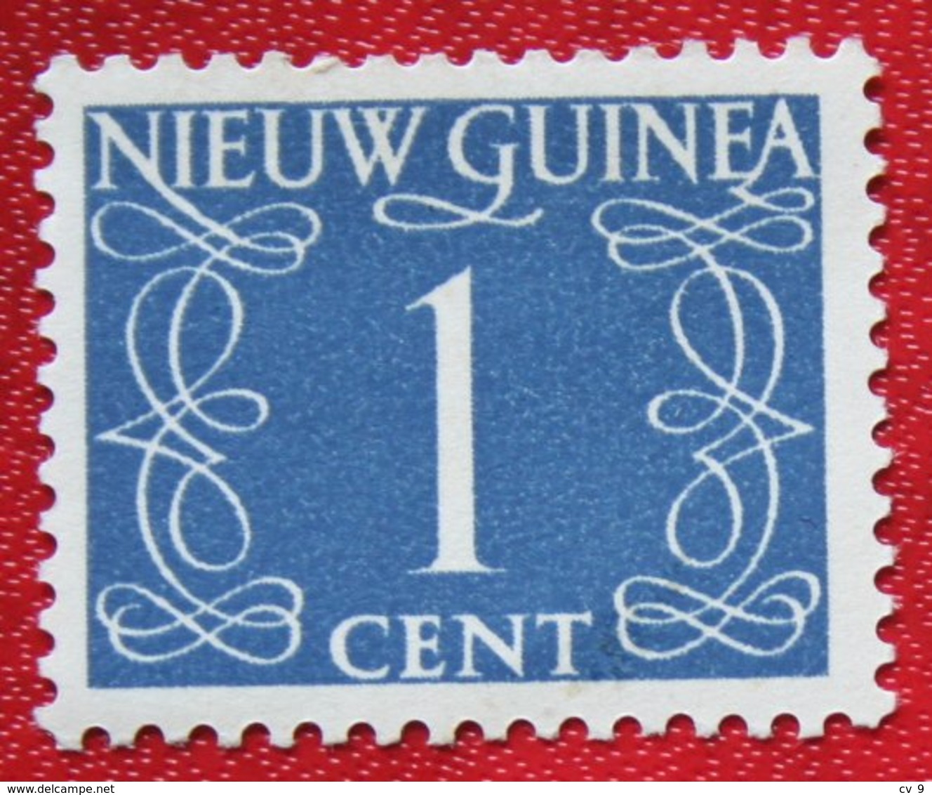 Cijfer 1 Ct NVPH 1 1950 MNH / POSTFRIS / ** NIEUW GUINEA NIEDERLANDISCH NEUGUINEA NETHERLANDS NEW GUINEA - Nueva Guinea Holandesa