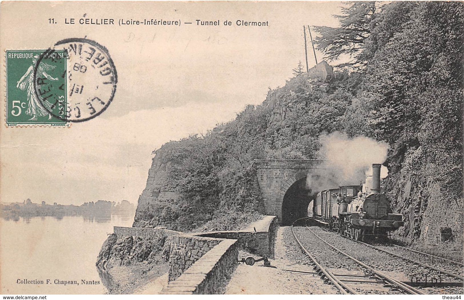 ¤¤   -   LE CELLIER   -  Tunnel De Clermont   -   Train , Chemin De Fer  -  ¤¤ - Le Cellier