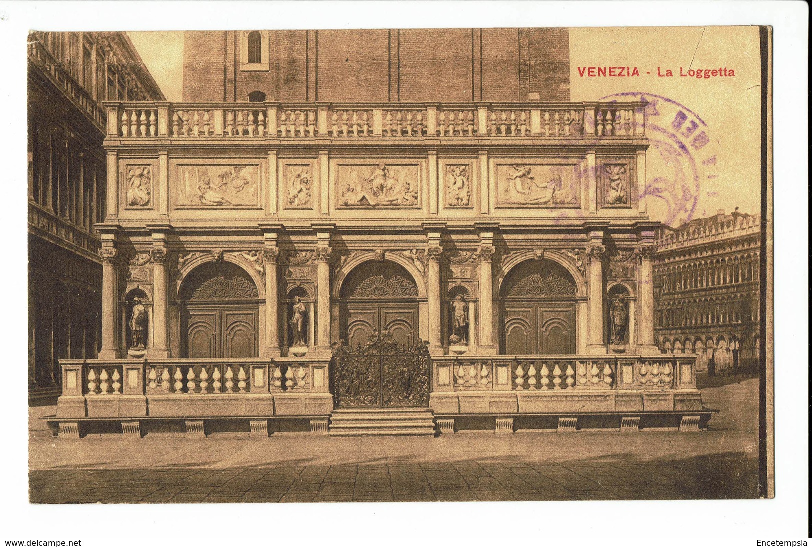 CPA - Carte Postale - ITALIE -Venezia -La Loggetta -1919 -  S636 - Venezia
