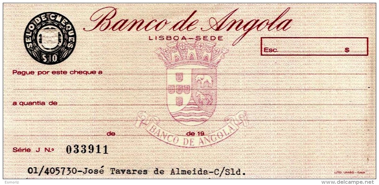 PORTUGAL, Cheques, F/VF - Neufs