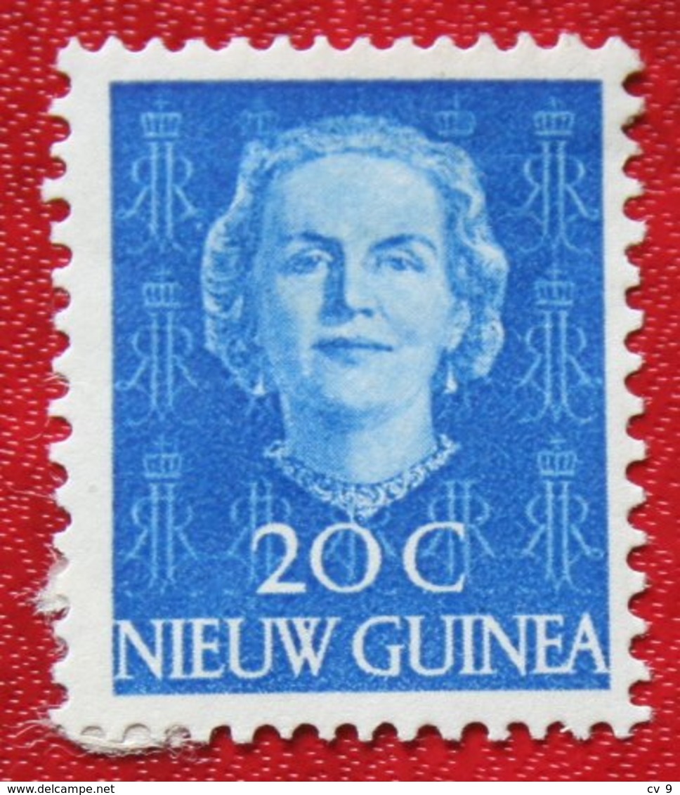 20 Ct Koningin Juliana En Face NVPH 11 1950 MH / Ongebruikt NIEUW GUINEA NIEDERLANDISCH NEUGUINEA NETHERLANDS NEW GUINEA - Nederlands Nieuw-Guinea