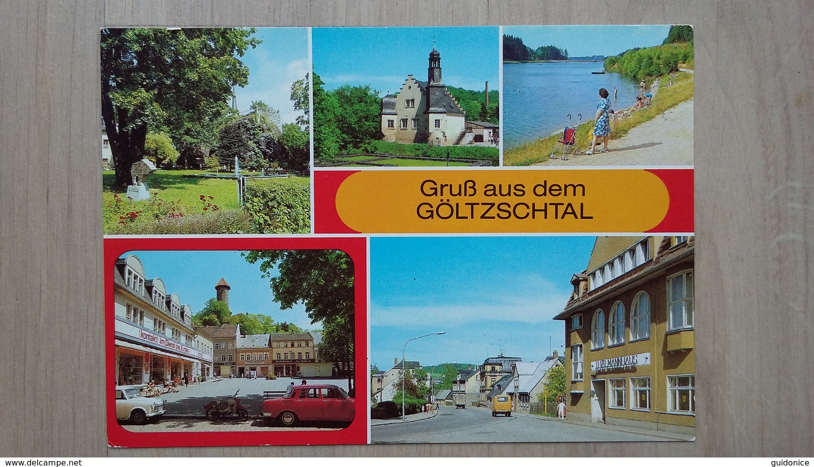 Ansichtskarte - Sachsen - Kreis Auerbach - Göltzschtal (5 Ansichten) - Auerbach (Vogtland)