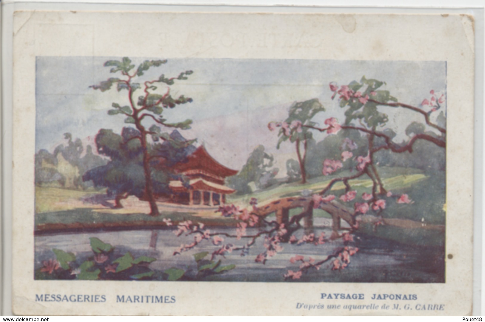 JAPON - Paysage Japonais - Messagerie Maritimes. - Autres & Non Classés