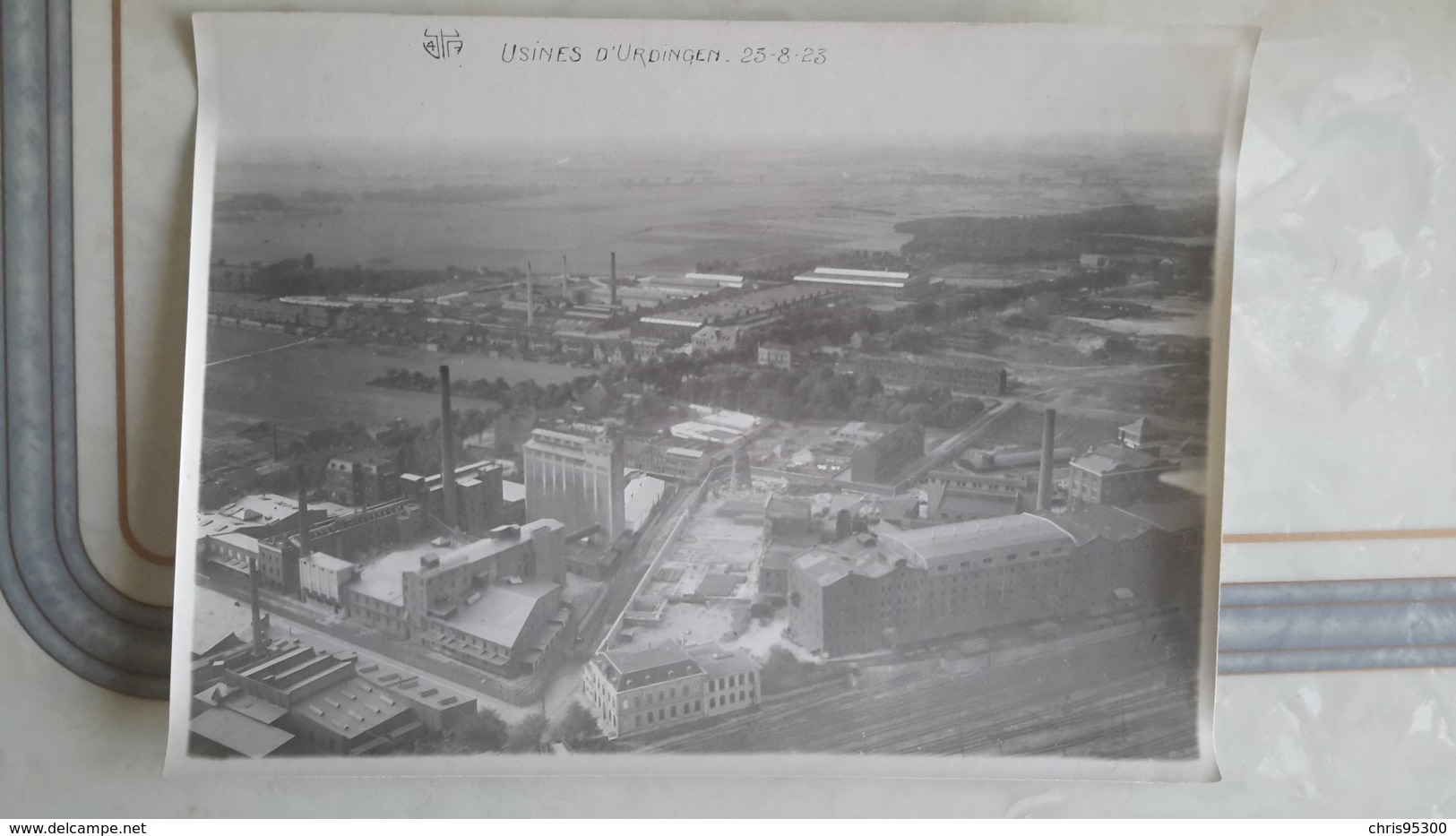 2 EME PHOTO ANCIENNE - USINES UERDINGEN KREFELD DUISBOURG DUISBURG - AVION - AVIATION - ALLEMAGNE - DEUTCHLAND - Aviation